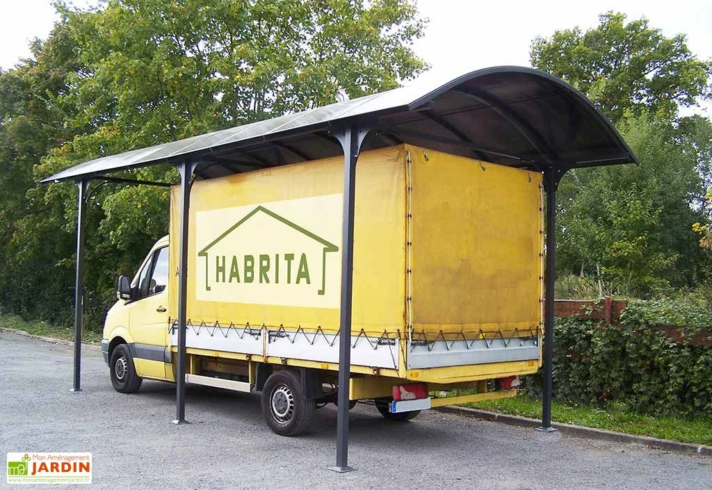 Carport Camping-car Aluminium Et Polycarbonate 7,60 X 3,62 M – Image 4