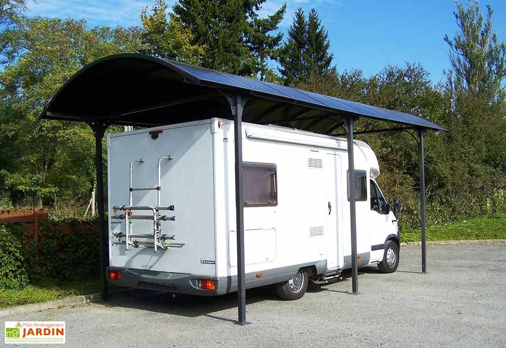 Carport Camping-car Aluminium Et Polycarbonate 7,60 X 3,62 M – Image 6