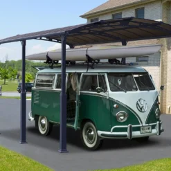 Carport Camping-car Alpine 6,49 X 3,52 M Gris | Palram - Canopia