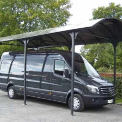 Carport Camping-car Aluminium Et Polycarbonate 7,60 X 3,62 M