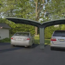 Carport Double Arizona Breeze 4,95 X 5,78 M Gris | Palram - Canopia