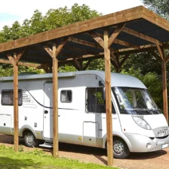 Carport Camping-Car Bois Traité Autoclave (802x404)