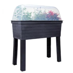 Garantia Carré Potager Sur Pieds Modulable En Polyéthylène Urban 37 X 75 Cm