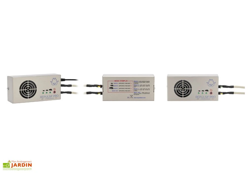 Répulsif Ultrasons Rongeurs Et Insectes : 3 Boîtiers + 2 Câbles 10 M – Image 3