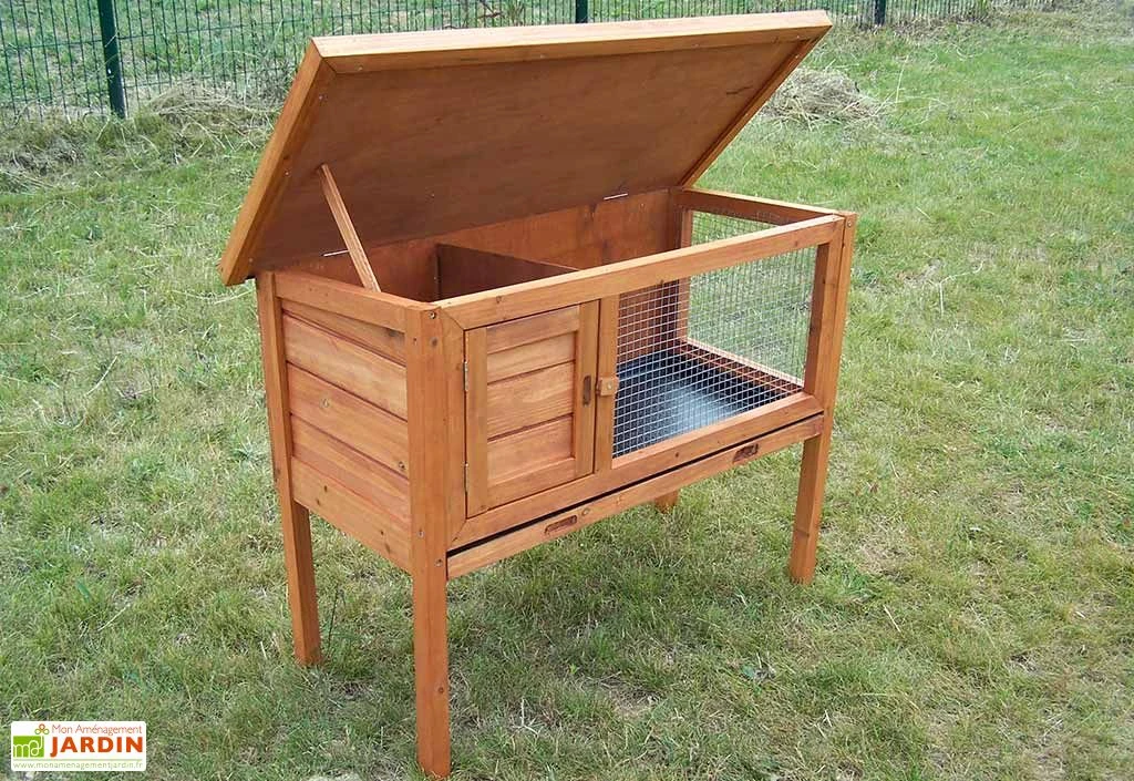 Clapier En Bois FSC Pinou (92x45x70) – Image 2