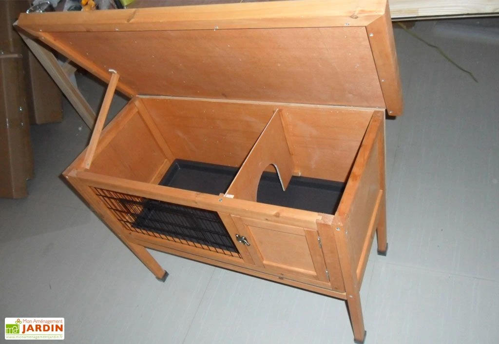 Clapier En Bois FSC Pinou (92x45x70) – Image 3