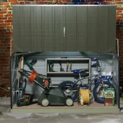 Coffre De Rangement Métal Storeguard Vert (196x89x113)