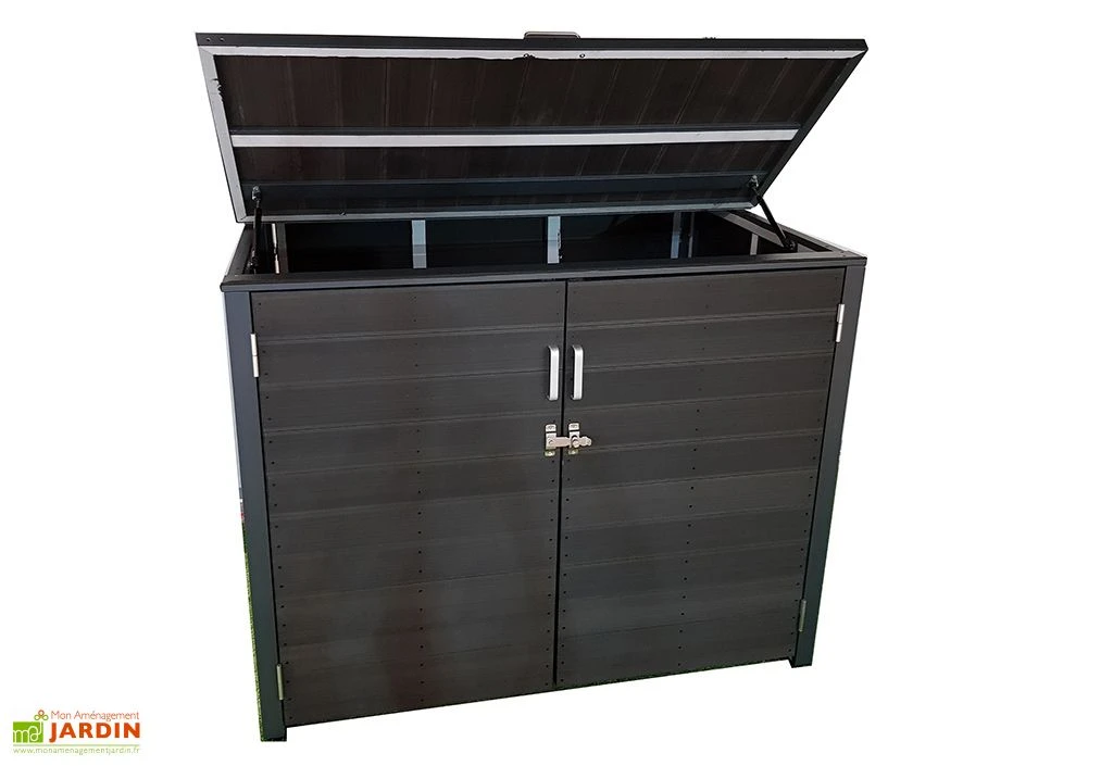 Coffre De Jardin En Composite 155 X 115 X 120 Cm – Util’ Multifonctions – Image 2