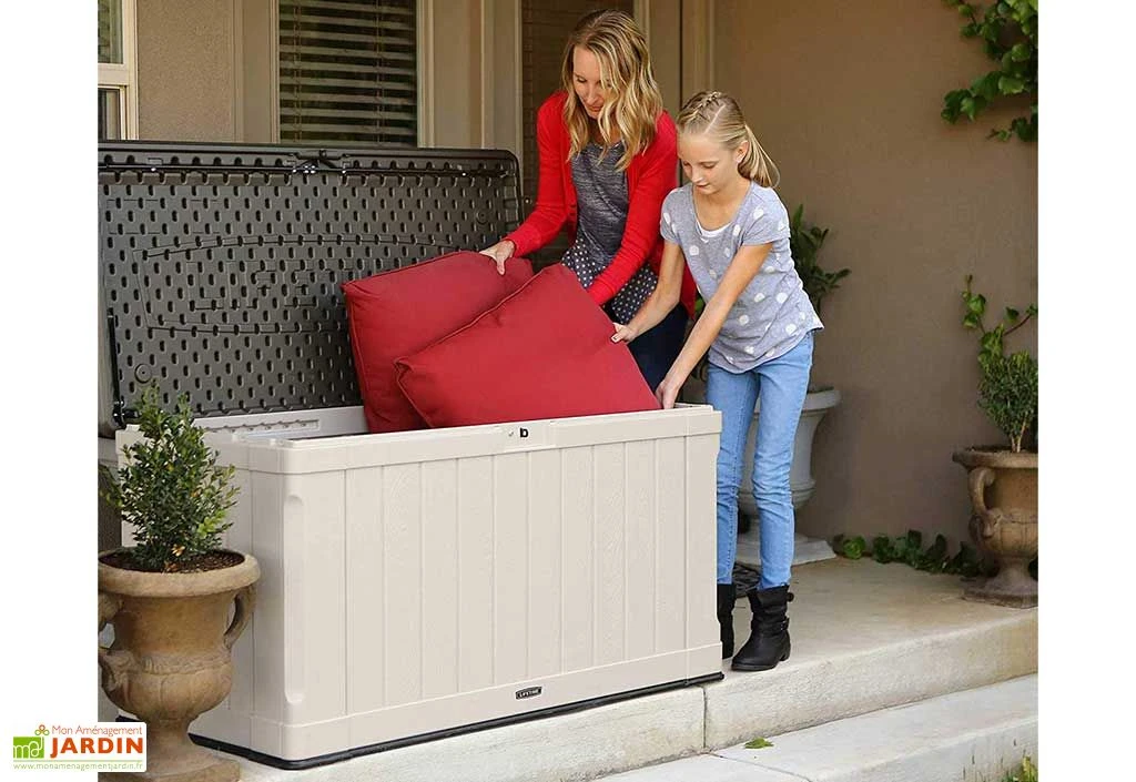 Lifetime Coffre De Rangement Extérieur En Résine 439 L – Image 4