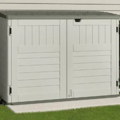 Coffre De Rangement PVC Poubelles Multifonctions Suncast