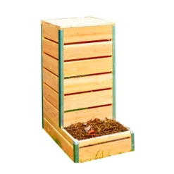 Composteur Bois Douglas 19 Mm Avec Accès Direct – 80 X 45 X 100 Cm