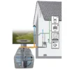 Kit Cuve Récupération D'Eau Enterrée Maison Et Jardin U1.1