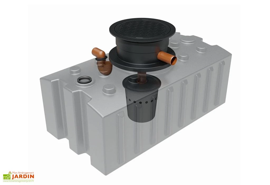 Cuve De Récupération D’eau De Pluie Enterrée – 2000 L Plate – Image 5