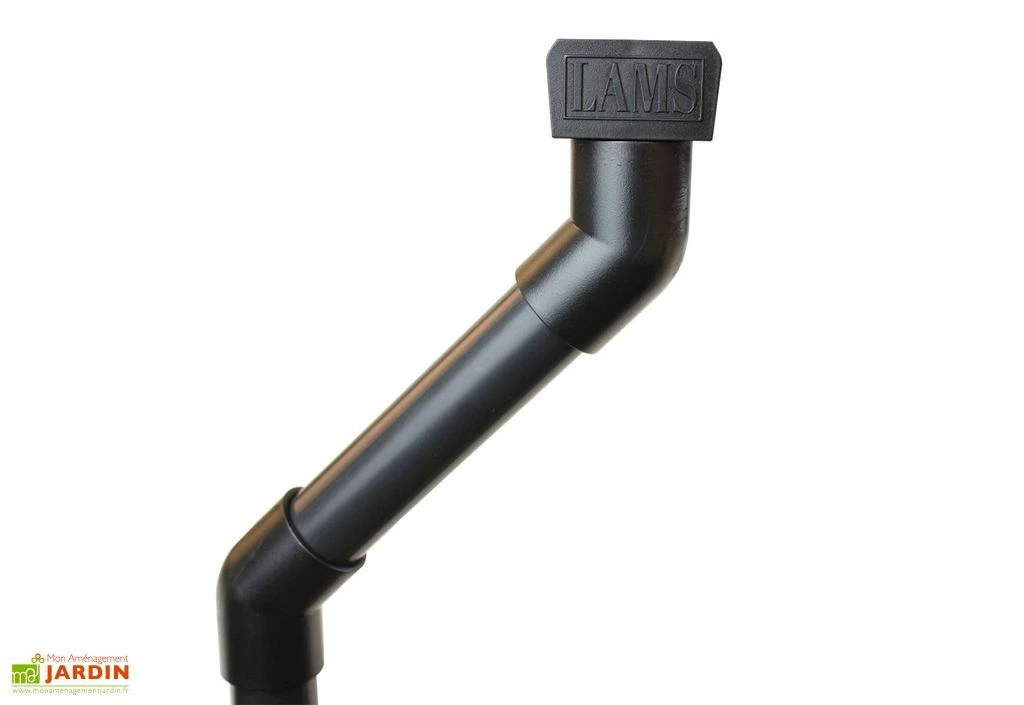 Serre De Jardin Adossée En Verre Lams 0,9 M² - Melissa Alu Naturel – Image 6