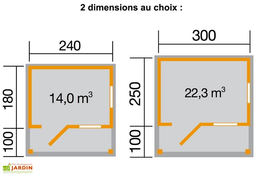 Abri De Jardin Bois Nature 2 Western – Image 2