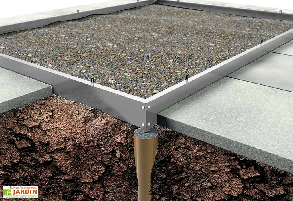 Halls Embase Pour Serre De Jardin En Acier Galvanisé Popular 86 (2 Coloris) – Image 2
