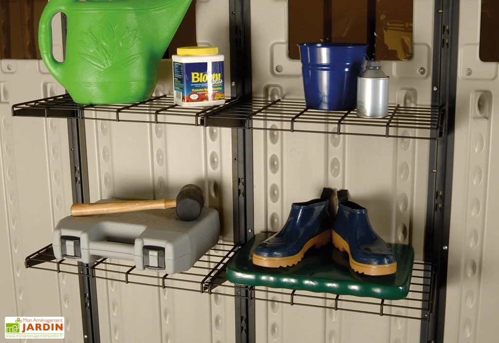 Etagères Pour Abri De Jardin PVC Suncast (lot De 2)