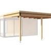 Extension De Toit En Bois D’épicéa Brut Pour Domeo 5 – 12,5 M²