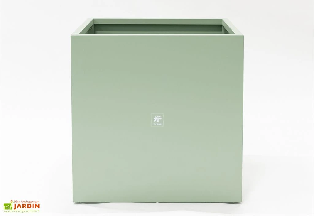 Jardinière Cube En Métal Thermolaqué - 70 X 70 X 70 Cm – Image 5