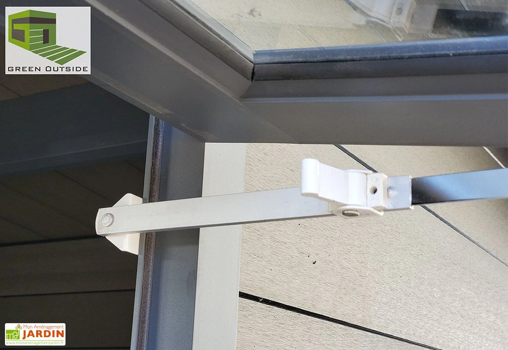 Fenêtre Pour Abri De Jardin En Composite Green Outside – 90 X 50,5 Cm – Image 3