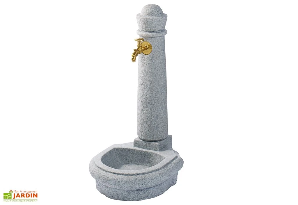 Garantia Fontaine De Jardin En Polyéthylène Imitation Pierre Venezia – Image 2