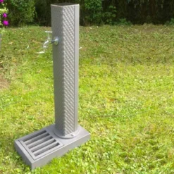 Fontaine De Jardin En Fonte Borne Pixel Avec Vasque