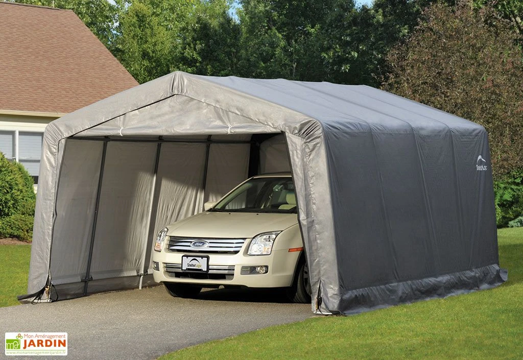 Garage Souple Et Mobile En Acier Et Polyéthylène 18 M² - 5 X 3,5 M – Image 4
