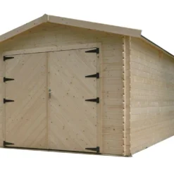 Solid Garage En Bois Hobby 28mm (358x508cm)