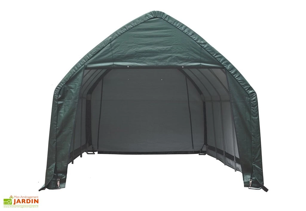 Garage Souple Et Mobile En Acier Et Polyéthylène 24 M² - 6 X 4 M – Image 2