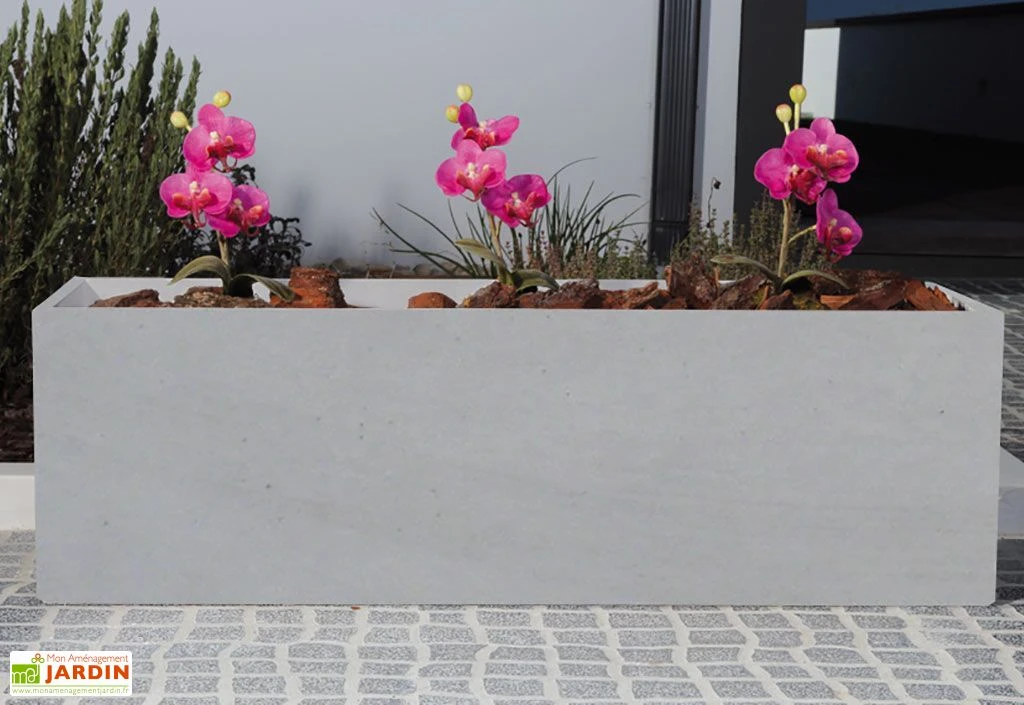 Jardinière En Béton Fibré Balko 80 (80x25) – Image 2