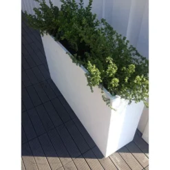Jardinière En Béton Fibré SKUARE 100 (100x25)