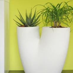 Pot De Fleurs En Polyéthylène Bilobo – 50 X 25 X 50 Cm