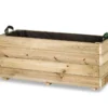 Jardinière En Bois De Pin Traité Ghio - 90 X 40 X 40 Cm