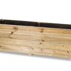 Jardinière En Bois De Pin Traité Ghio - 120 X 40 X 40 Cm