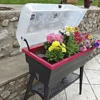 Jardinière Calipso Combi 40L Mini Serre Double Paroi + Réserve D'Eau H80cm