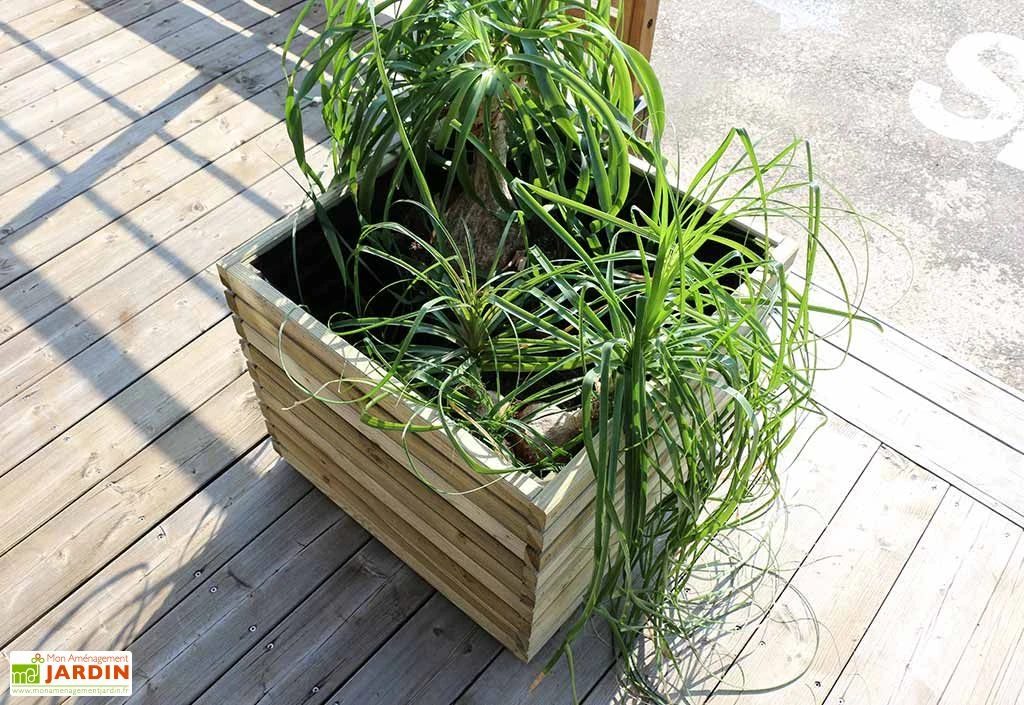 Bac à Fleurs En Bois De Pin Traité Autoclave KÜB 60 X 60 Cm – Image 2