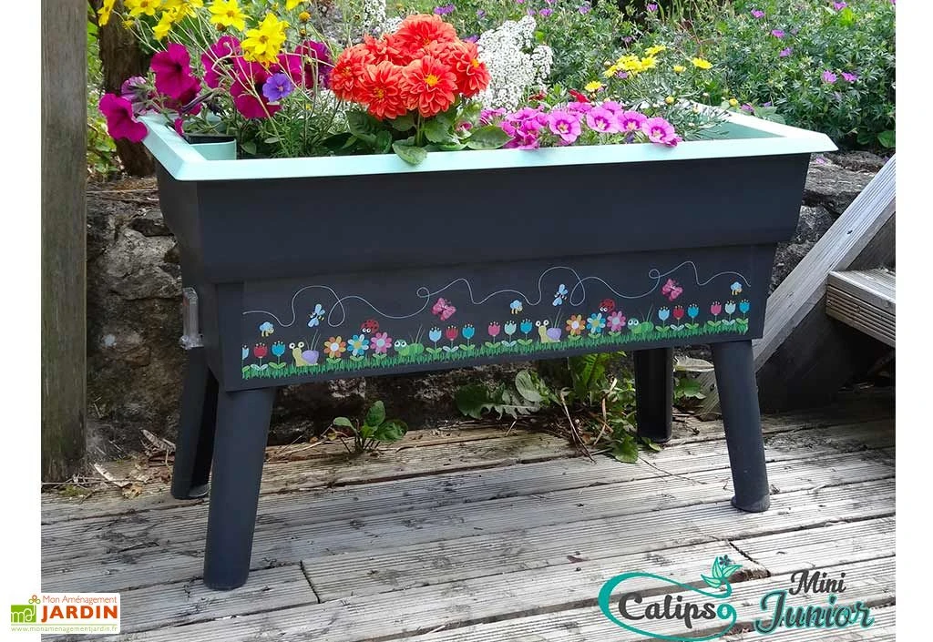 Jardinière Enfant Calipso Mini Junior + Panier Et Acc. – Bleu Pastel – Image 2