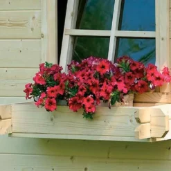 Bac à Fleurs Bois Pour Abris Solid