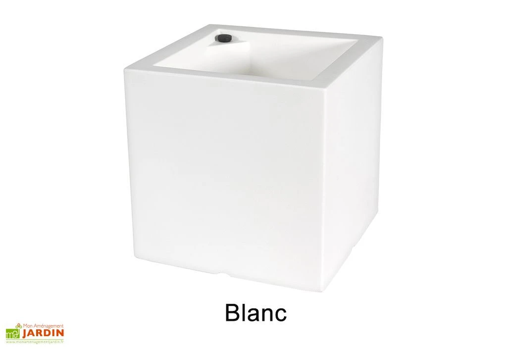 Jardinière Carrée En Polyéthylène Atlantis 50 Cm (pls Coloris) – Image 4