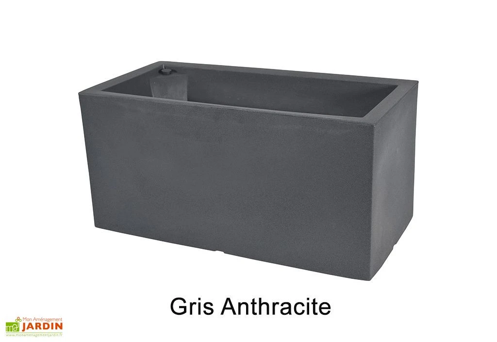 Jardinière Rectangulaire En Polyéthylène Atlantis 80 Cm (pls Coloris) – Image 3