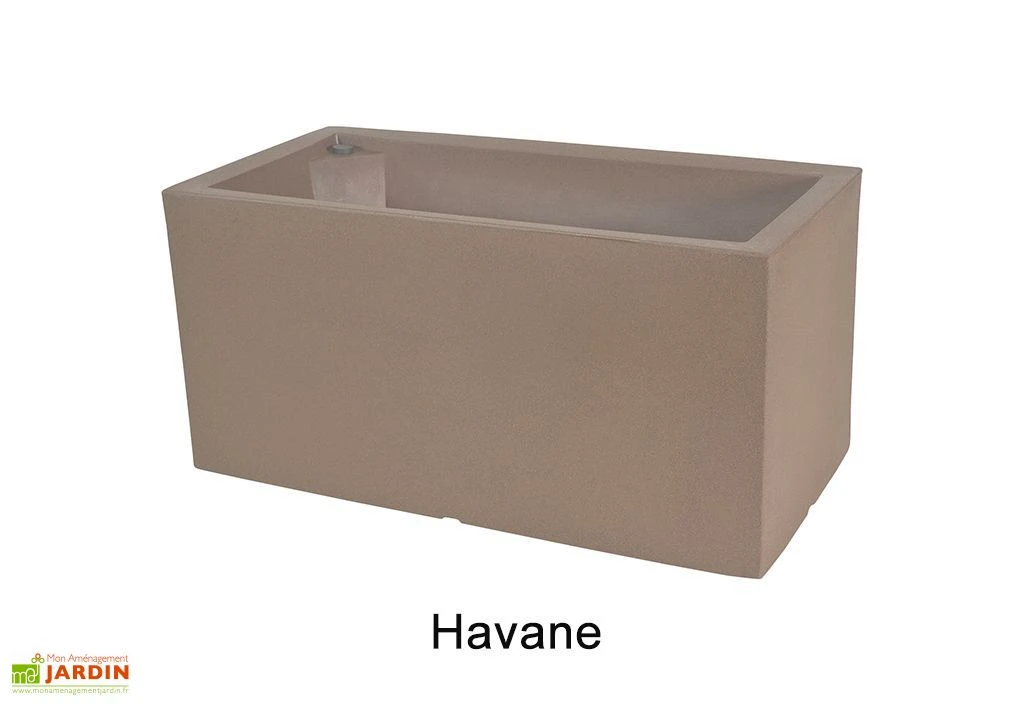 Jardinière Rectangulaire En Polyéthylène Atlantis 80 Cm (pls Coloris) – Image 5
