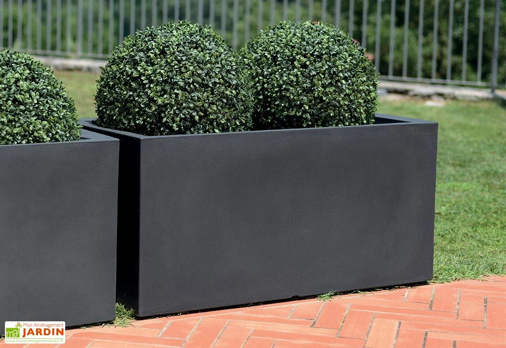 Jardinière Rectangulaire En Polyéthylène Atlantis 80 Cm (pls Coloris)