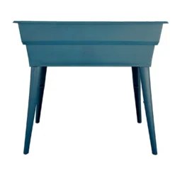 Jardinière Calipso Maxi Basic 40L + Pieds Amovibles – Bleu Canard