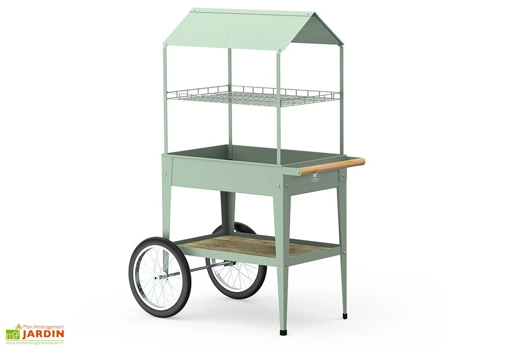 Potager Sur Pieds Avec Roues Et Toit 75 X 50 X 150 Cm – Urban Expert