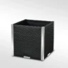 Jardinière En Résine Tressée Cube 46x46x46cm (l,l,h)