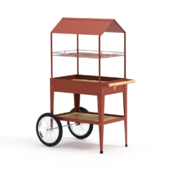 Potager Sur Pieds Avec Roulettes Et Toit 75 X 65 X 150 Cm – Urban Expert