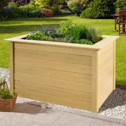 Jardinière Surélevée En Bois D’Épicéa Weka 120 X 79 Cm (5 Coloris)