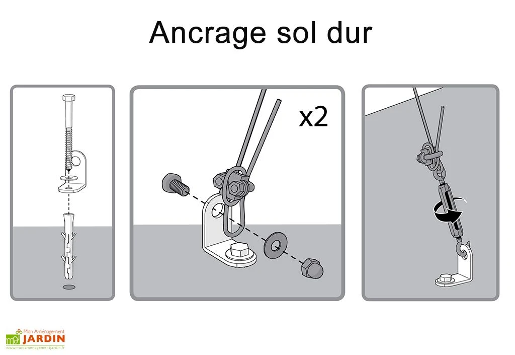 Kit D'ancrage Pour Serre Et Abri De Jardin Palram-Canopia – Image 6