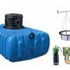 Garantia Cuve Enterrée Plate Kit Récupérateur D'Eau Flat Confort 1500 L