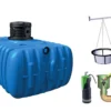 Garantia Cuve Enterrée Plate Kit Récupérateur D'Eau Flat Confort 3000 L
